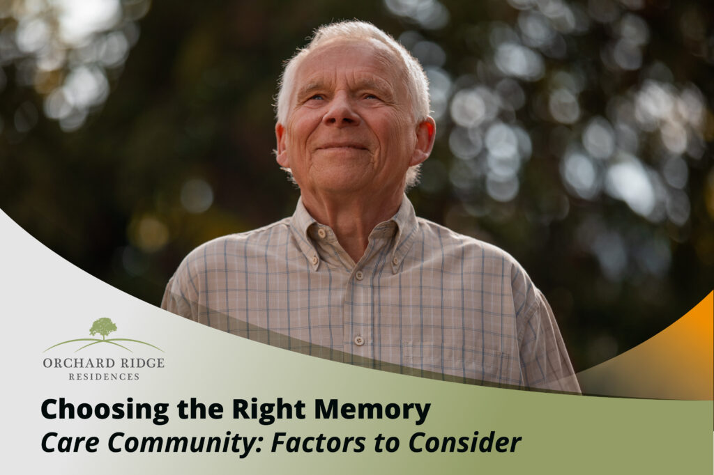 Choosing the Right Memory Care Community Factors to Consider